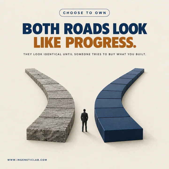 Personal profile post: "Both roads look like progress."